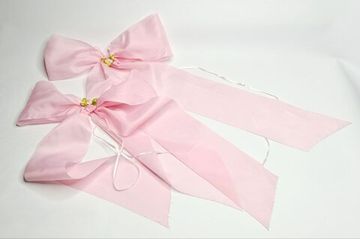 Украшение на машину набор 2-х бантов (на зеркала, ручки машины)