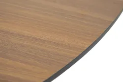 "Рио" стол из HPL круглый Ø160см, H75, цвет столешницы "дуб"