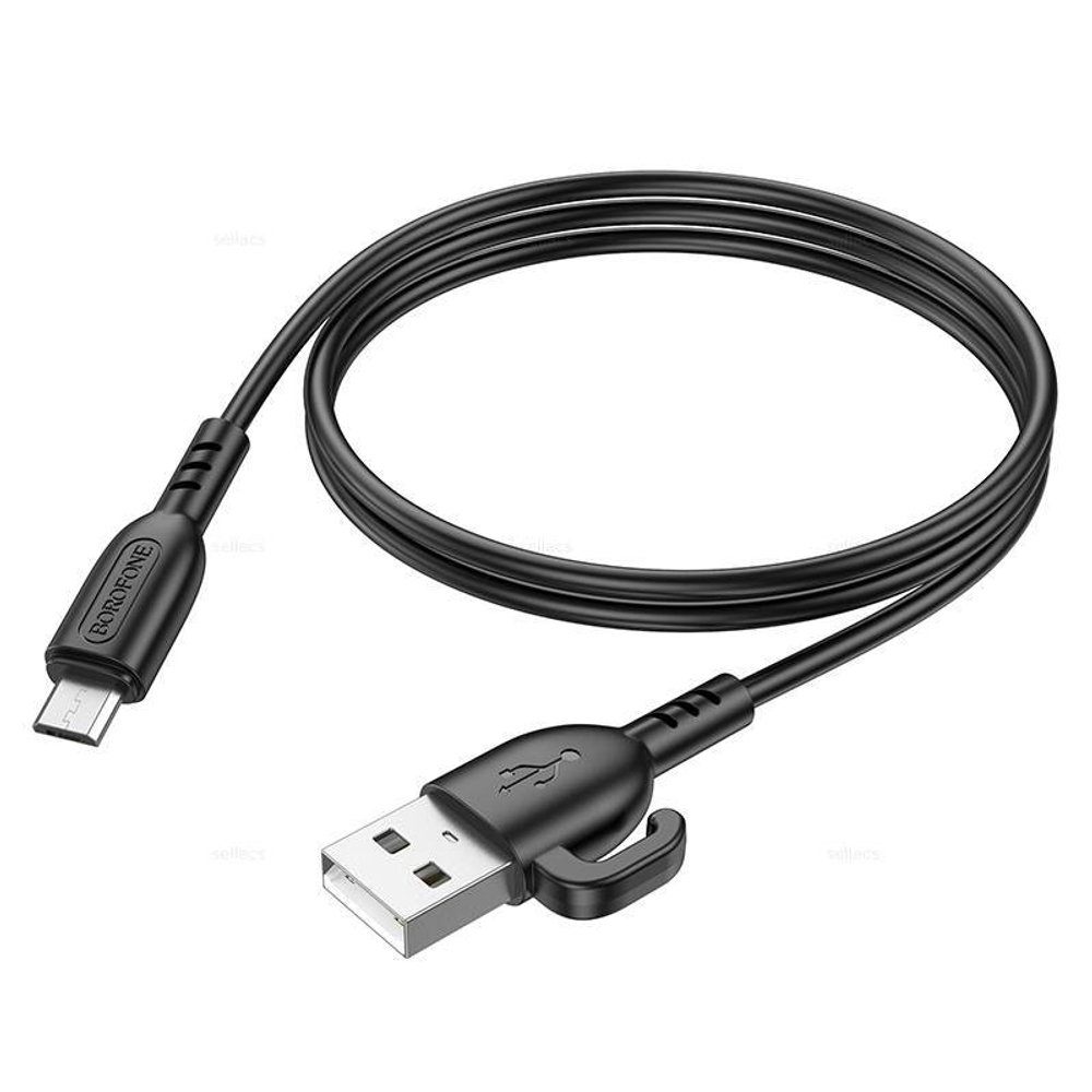 Кабель USB - Micro BOROFONE BX91 (черный) 1м