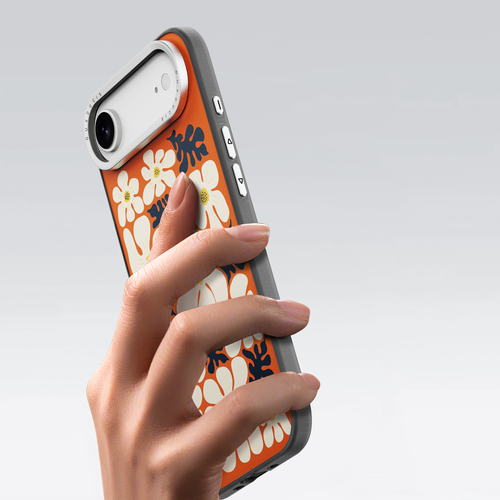 Чехол с MagSafe оранжевого цвета для iPhone Air, Dux Ducis, серия Moro Series Magnetic Case