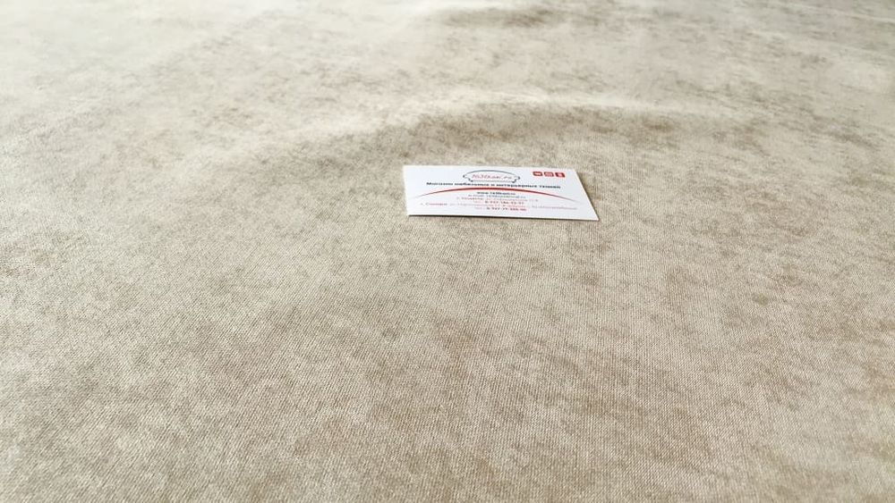 Микровелюр Тулуза 16 серо-бежевый