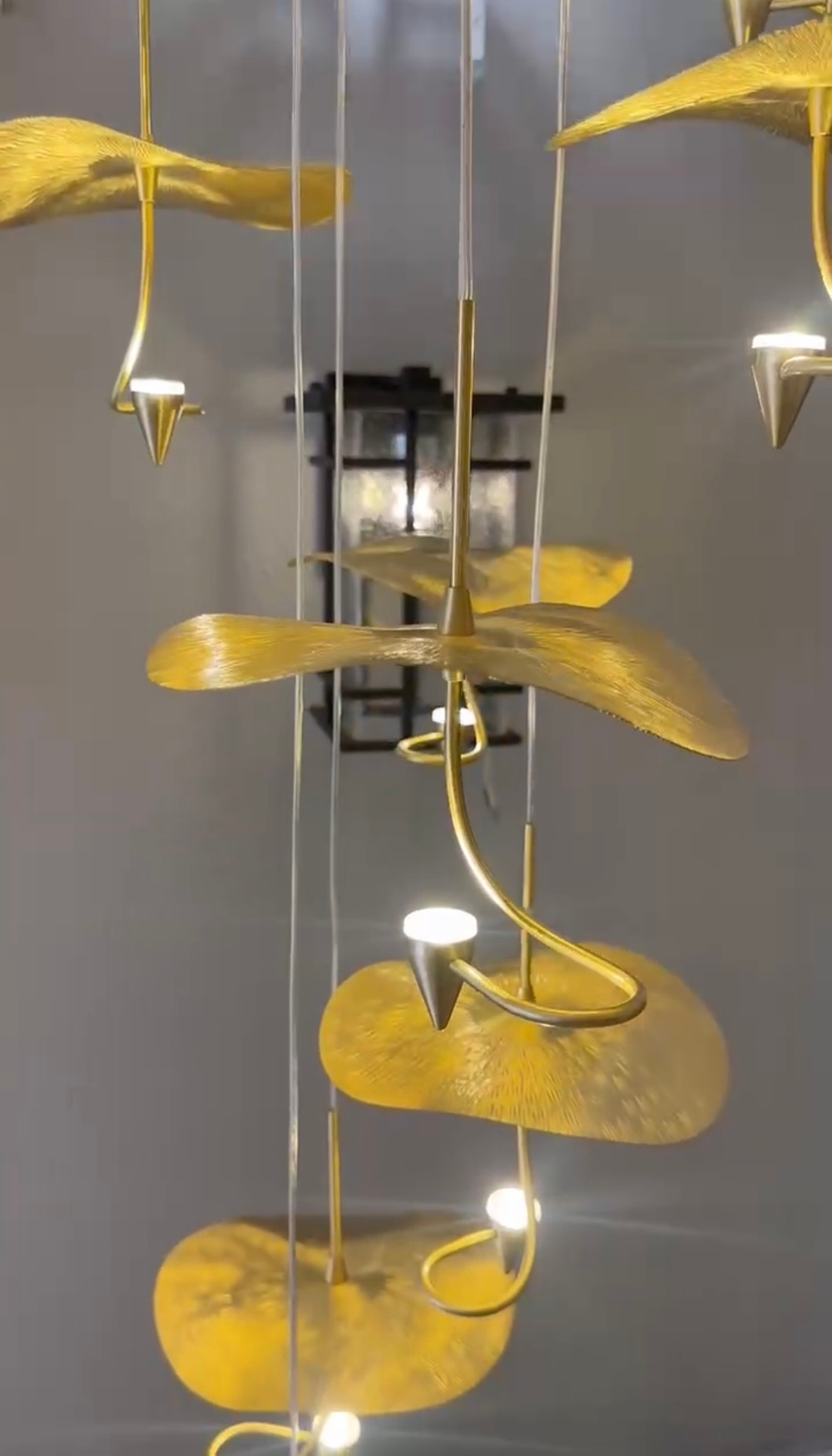 Pendant design lamp Gold Moon by Catellani & Smith (10 lampshades)