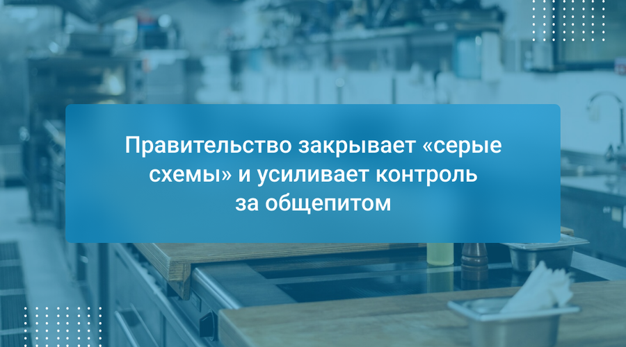 Правительство закрывает «серые схемы» и усиливает контроль за общепитом