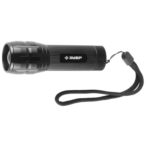 ЗУБР 3 Вт, 3 режима, 3 х ААА, светодиодный фонарь в алюминиевом корпусе (56201)