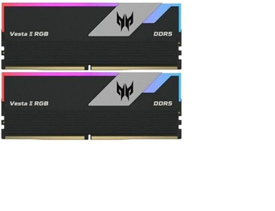 Оперативная память Acer DDR5 32GB 2*16GB BL.9BWWR.380 Predator Vesta II RGB PC5-51200 6400MHz CL32 1.35V black