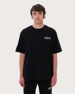 COMME DES FUCKDOWN ФУТБОЛКА ЧЕРНАЯ