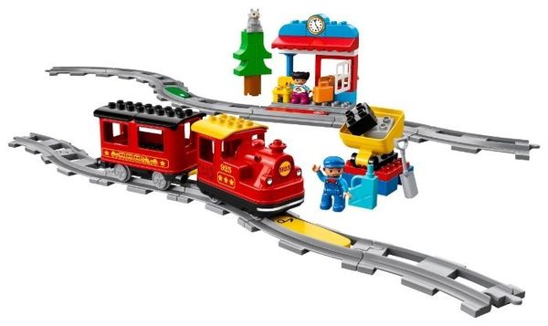 Электромеханический конструктор LEGO Duplo 10874 Поезд на паровой тяге