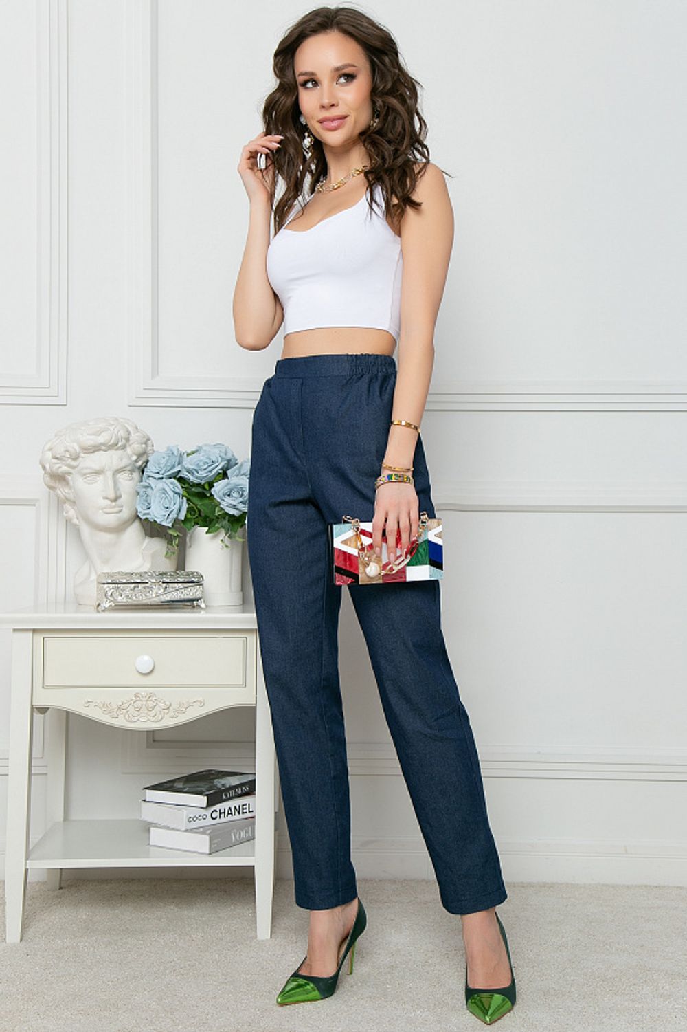 БРЮКИ КАРИАТИ (БЛУ) Bellovera (Акция)