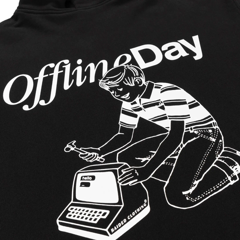 Худи Haided OFFLINE DAY RLX2 HW HOD, Черный