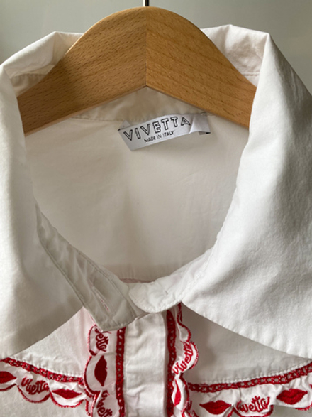 Хлопковая блузка Vivetta, 152