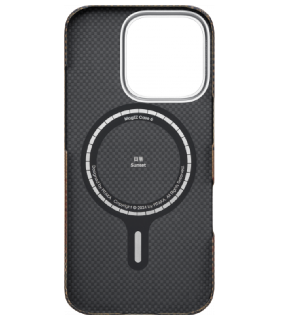 Чехол iPhone 16 Pro Pitaka Tactile Woven Case (Sunset)