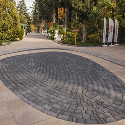 Тротуарная плитка КЛАССИКО - Стоунмикс Черный, комплект из 3 видов плит