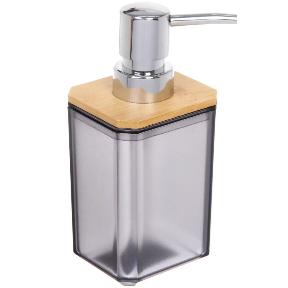 Дозатор для жидкого мыла Квадро 260 мл серый