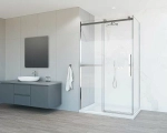 Душевой уголок Vincea Como Soft VSR-1CS9013CL 130x90 стекло прозрачное/профиль хром