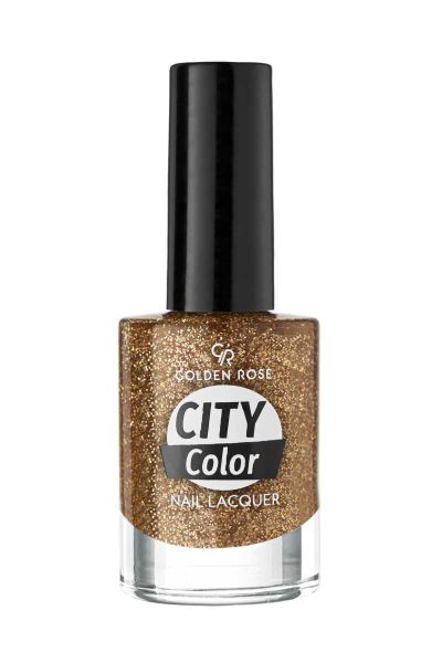 Golden Rose Лак для ногтей  City Color Nail Lacquer Glitter - 107