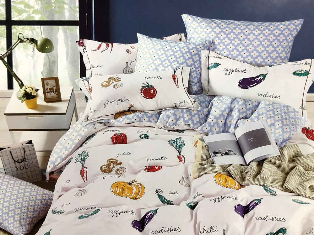 Постельное белье 2 спальное евро Asabella 1459-6