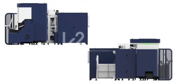 Лазерный труборез HSG Laser серии TS для резки труб с цифровым патроном