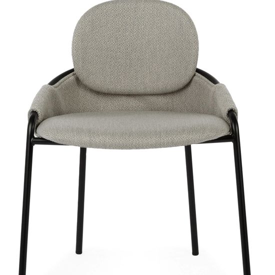 Стул Claudio серая ткань