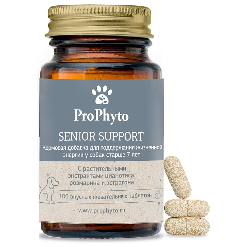 Функциональная кормовая добавка для собак и кошек ProPhyto Сеньор Саппорт, 100 таблеток