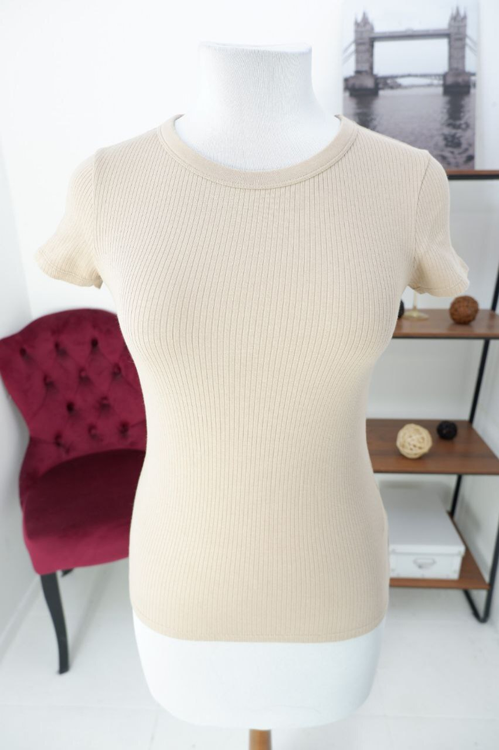 Футболка Uniqlo из хлопка повседневная 42 размер