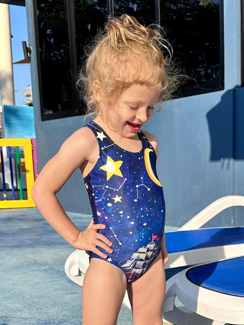 Купальник детский слитный Кораблик