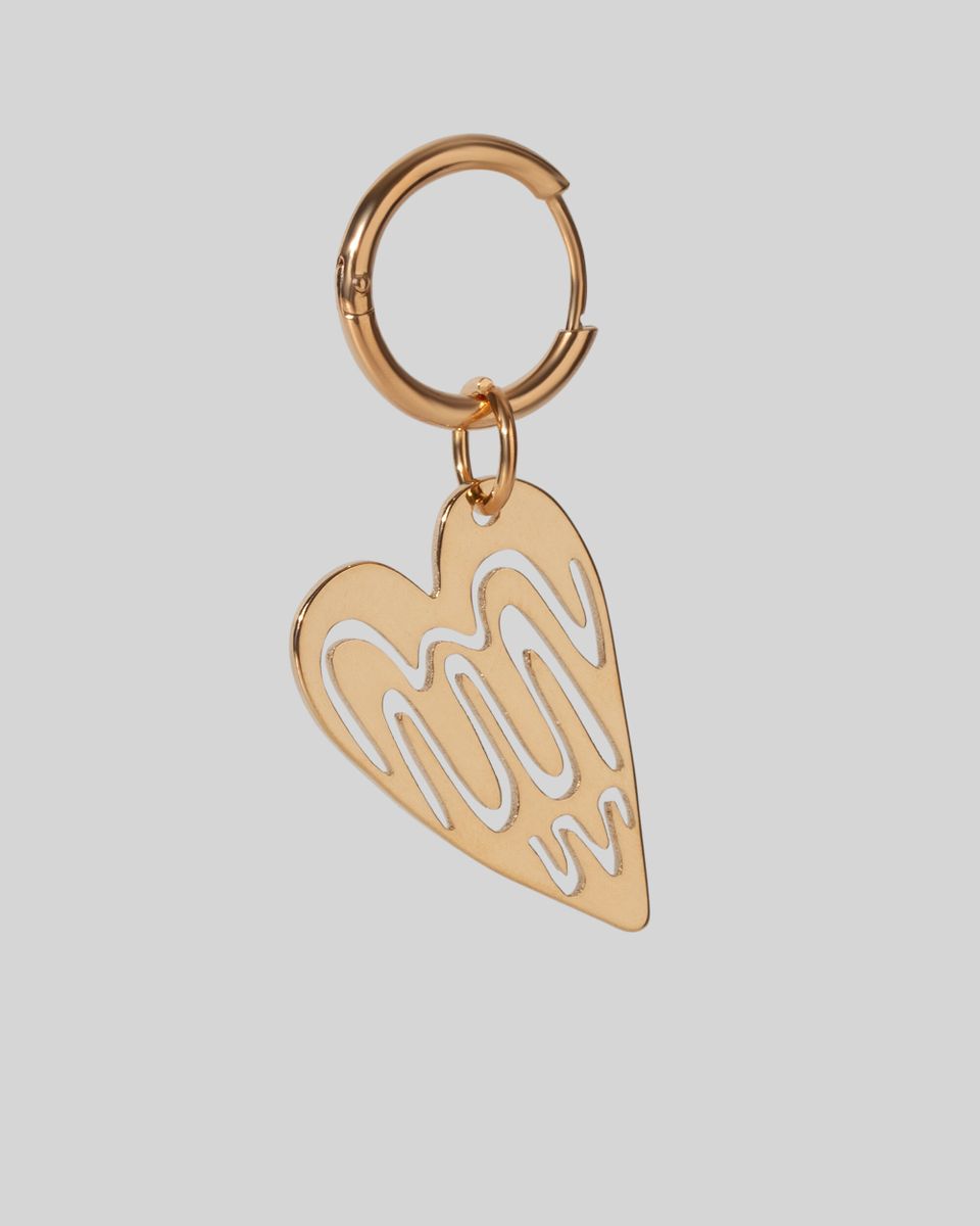 Моносерьга Сердце Волнуется