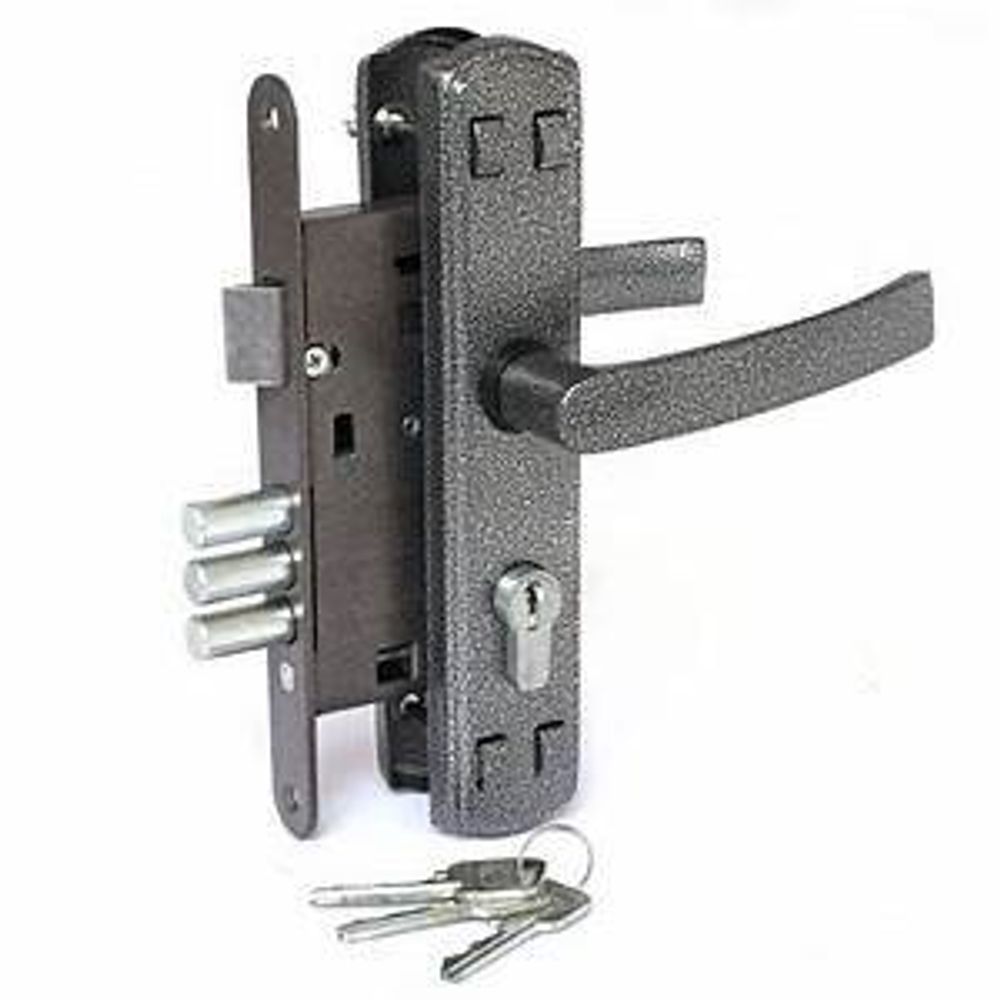 Замок врезной Avers ЗВ4-1-8 (серебро)