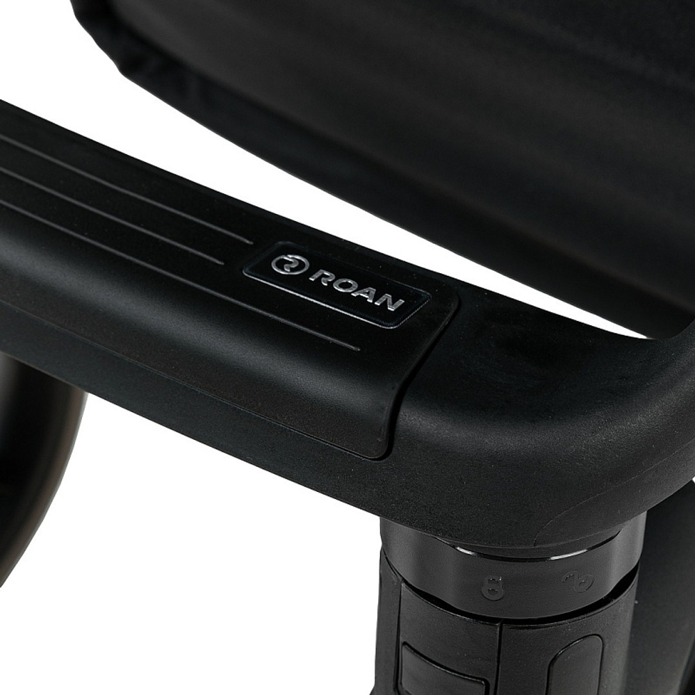 Детская коляска Roan Sol Vintage Luxury 2.0 2 в 1 PIX/55/D Pixel/Dark/Nickel/руч.Cappuccino