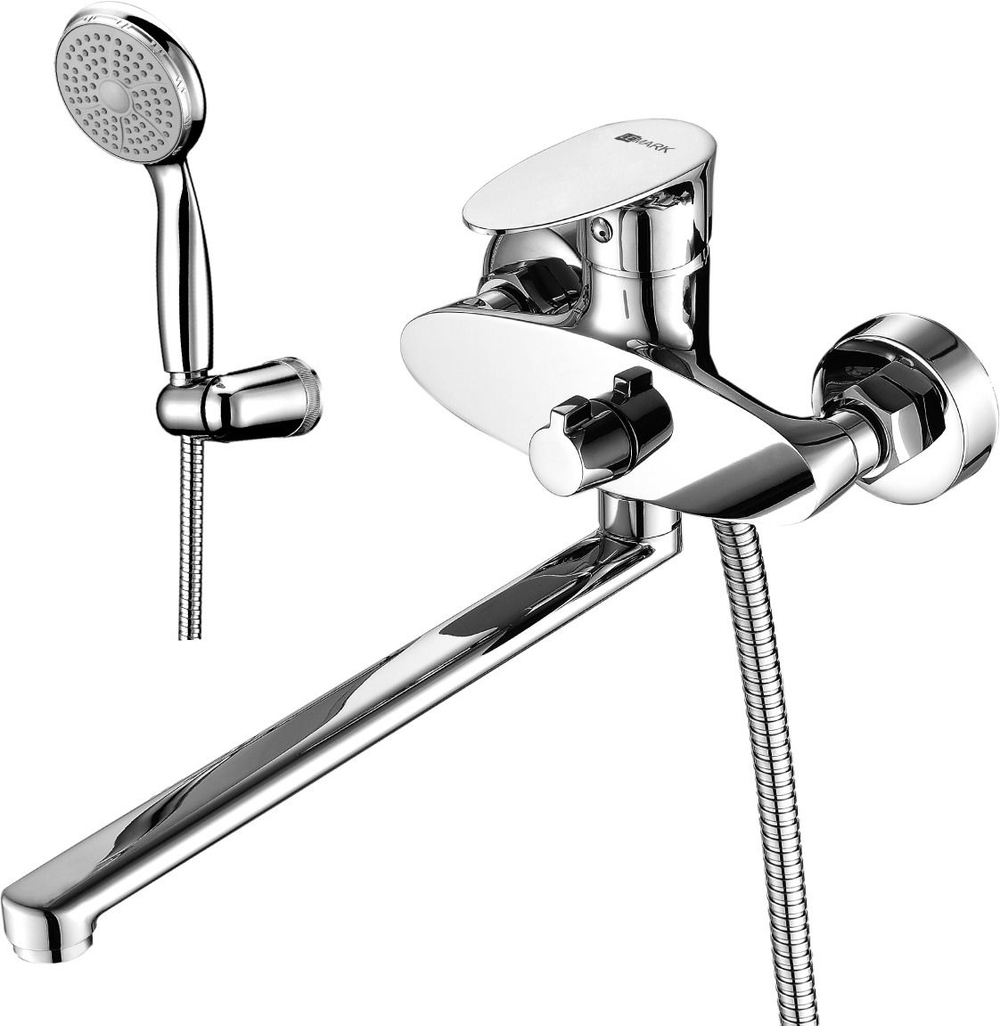 LEMARK Nero Смеситель универсальный с плоск,  дивертор с керамич. пластинами, хром LM0251C