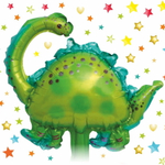 Шар фольгированный 39см “Динозавр Дин”