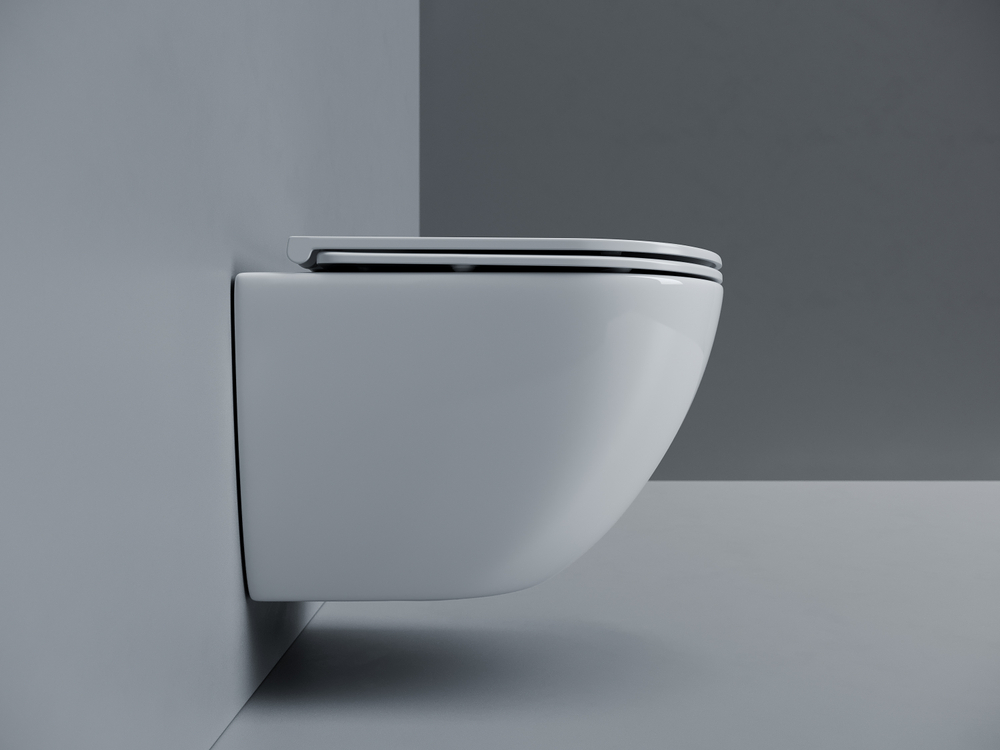 Унитаз подвесной Ceramicanova Alba торнадо 3.0 сиденье микролифт белый CN11005T