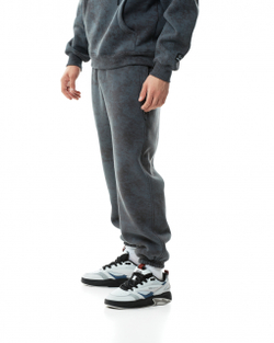 Штаны THE BAD FRIENDS Basic fit WRM графит Ш4 начес flecee винтаж