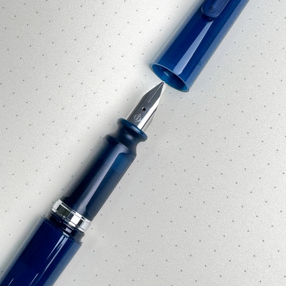 Ручка перьевая Sailor Tuzu полупрозрачная синяя B (11-0453-642) 7