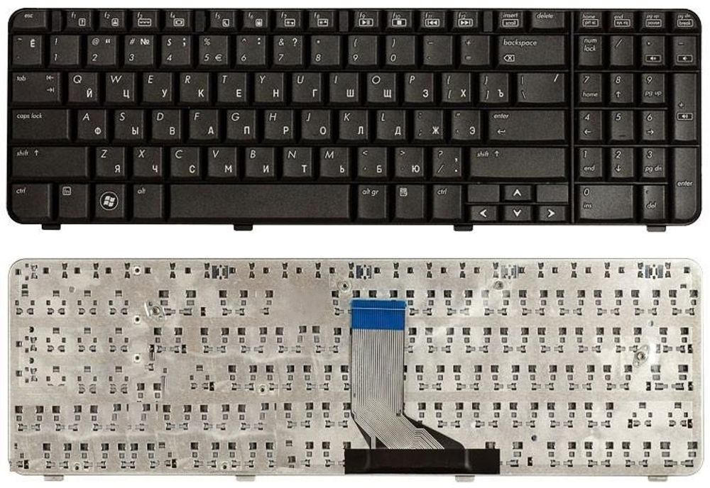 Клавиатура для ноутбука HP Compaq Presario CQ61 G61, Черная