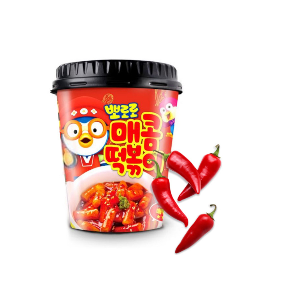 Рисовые палочки «Пороро Ттеокбокки» с острым вкусом