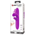 Лиловый вибратор-кролик 22см с манящими движениями Pretty Love Angelique BI-014822