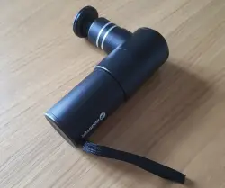 Booster Mini чёрного цвета с плоской насадкой