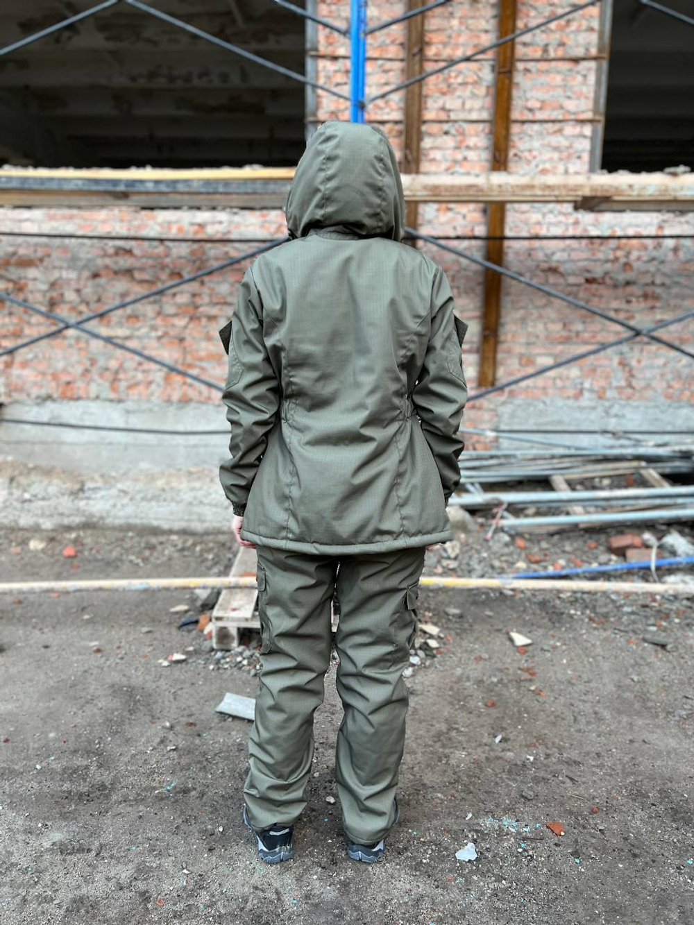 Женская горка Валькирия флис / осень-зима / олива