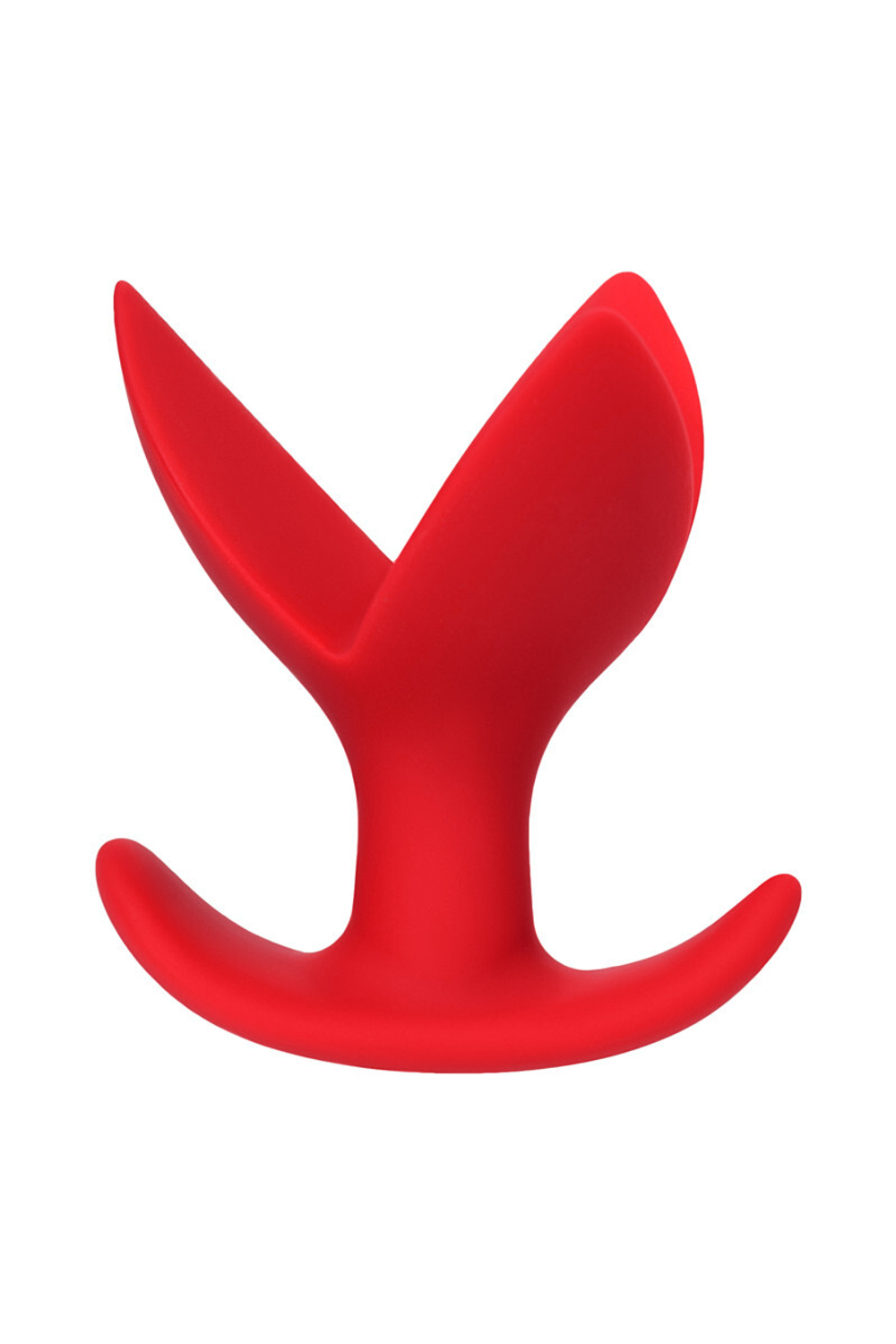 Расширяющая анальная втулка ToDo by Toyfa Flower, силикон, красная, 9 см, Ø 6 см