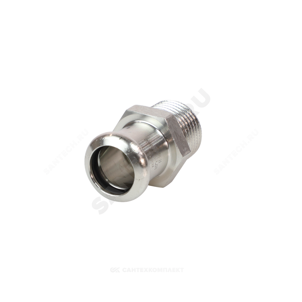 Муфта сталь нерж AISI 316L Дн 15х1/2" Ру16 пресс/НР Inoxpres RM 187102015
