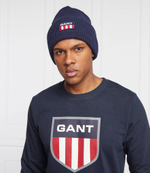 хлопковая шапка Gant - темно-синий(9900065)
