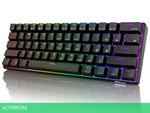 Клавиатура Royal Kludge RK61 Brown switch/Black