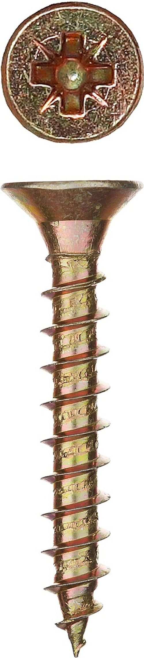 Саморезы СУ-Ж универсальные, 45 х 6.0 мм, 150 шт, желтый цинк, ЗУБР