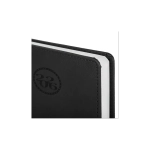 Ежедневник А-5 2026 BRAUBERG Favorite, под кожу, черный, 117037