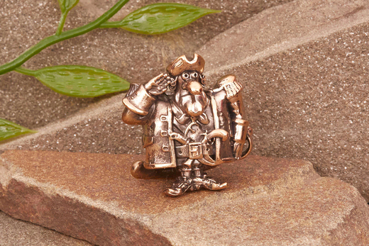 Бусина на темляк Капитан от мастерской Крымская бронза