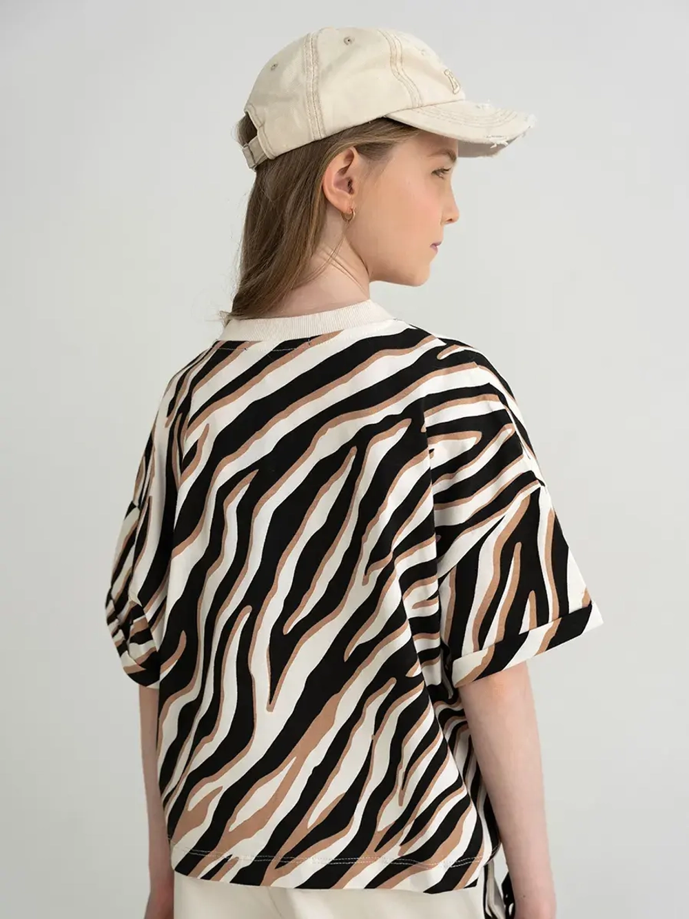 Костюм для девочки, футболка и кюлоты