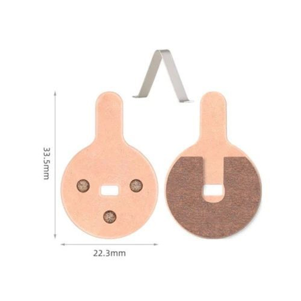 Колодки тормозные медные TP-07D для электросамокатов и велосипедов