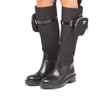 PRADA Women"s Brushed Leather "Black"