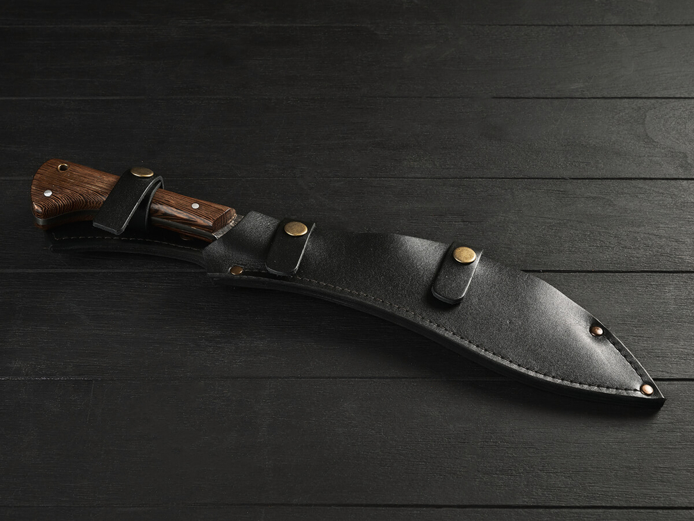 Непальский нож "Кукри", сталь 95Х18, рукоять венге