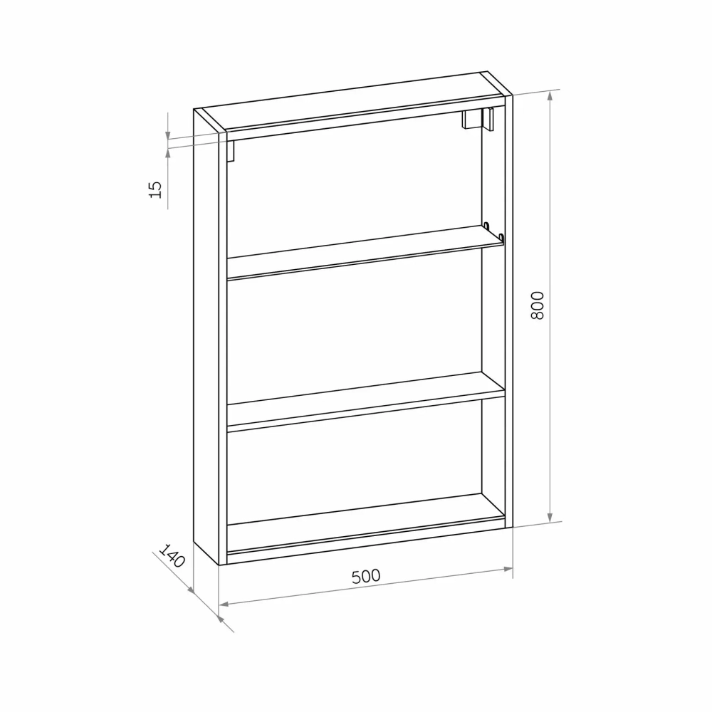 Зеркала-шкафы Reflexion Box RF2420WH